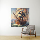 Bigfoot Sailor Wandkleed (In situ)