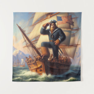 Bigfoot Sailor Wandkleed
