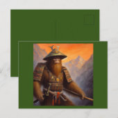 Bigfoot Samurai Briefkaart (Voorkant / Achterkant)