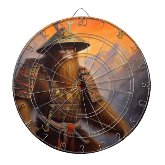 Bigfoot Samurai Dartbord (Voorkant)