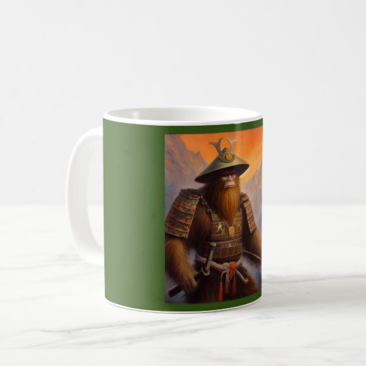Bigfoot Samurai Koffiemok (Voorkant links)