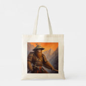 Bigfoot Samurai Tote Bag (Achterkant)