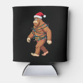 Bigfoot Santa Christmas Tree Lights Xmas Boys Men  Blikjeskoeler (Voorkant)