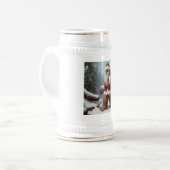 Bigfoot Santa Claus Bierpul (Voorkant links)