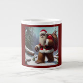 Bigfoot Santa Claus Grote Koffiekop (Voorkant)
