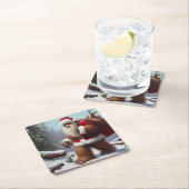 Bigfoot Santa Claus Kartonnen Onderzetters (Insitu)