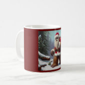 Bigfoot Santa Claus Koffiemok (Voorkant links)