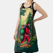 Bigfoot Santa Claus Sack van Gifts Bos Bossen Schort (Insitu)