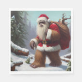 Bigfoot Santa Claus Servet (Voorkant)