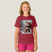 Bigfoot Santa Claus T-shirt (Voorkant volledig)