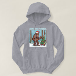 Bigfoot Santa - Stop niet met geloven Hoodie