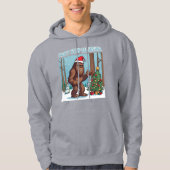 Bigfoot Santa - Stop niet met geloven Hoodie (Voorkant)