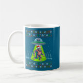 Bigfoot Santa Ufo Sasquatch Funny Ugly Christmas S Koffiemok (Links)