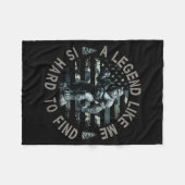 Bigfoot Sasquatch A Legend Like Me Is Hard To Find Fleece Deken (Voorkant (Horizontaal))