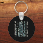 Bigfoot Sasquatch A Legend Like Me Is Hard To Find Sleutelhanger (Voorkant)