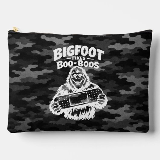 Bigfoot Sasquatch Accessoire Pouch Etui (Voorkant)