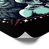 Bigfoot Sasquatch Alien Amp Bigfoot Amerikaanse vl Poster (Hoek)