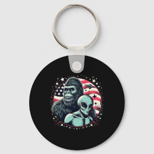 Bigfoot Sasquatch Alien Amp Bigfoot Amerikaanse vl Sleutelhanger