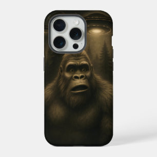 Bigfoot Sasquatch Alien UFO Grappig iPhone 15 Pro Case