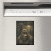 Bigfoot Sasquatch Alien UFO Grappig Magneet (Insitu (Vaatwasser))