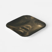 Bigfoot Sasquatch Alien UFO Grappig Papieren Bordje (Gebogen)