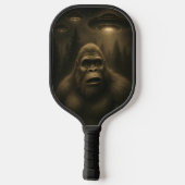 Bigfoot Sasquatch Alien UFO Grappig Pickleball Paddle (Achterkant)