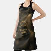 Bigfoot Sasquatch Alien UFO Grappig Schort (Insitu)