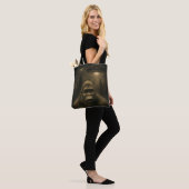 Bigfoot Sasquatch Alien UFO Grappig Tote Bag (Op model)