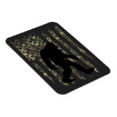 Bigfoot Sasquatch American Camouflaged USA Flag T- Magneet (Rechterzijde)
