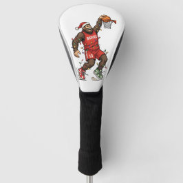 Bigfoot Sasquatch Basketbal Kerstmis 2026 Vakantie Golfheadcover
