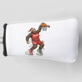 Bigfoot Sasquatch Basketbal Kerstmis 2026 Vakantie Golfheadcover