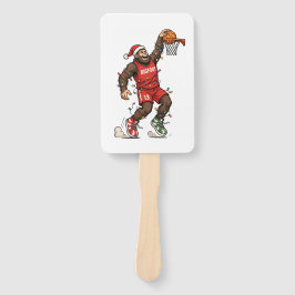 Bigfoot Sasquatch Basketbal Kerstmis 2026 Vakantie Handwaaier