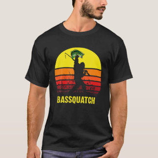 Bigfoot Sasquatch Bassquatch Funny Vist T-shirt