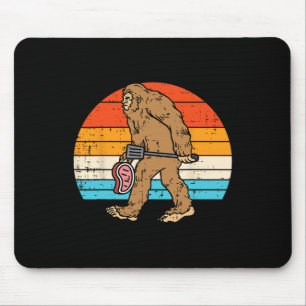 Bigfoot Sasquatch BBQ Retro Byrbecue Grillen Manne Muismat