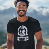 Bigfoot Sasquatch Believer Alien Ufo Cryptid Manne T-shirt