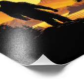 Bigfoot Sasquatch Believer Ranger Retro Foto Afdruk (Hoek)