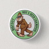 Bigfoot | Sasquatch (bewerkbaar) Button (Voorkant)