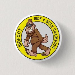 Bigfoot | Sasquatch (bewerkbaar) Button