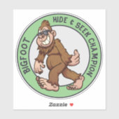Bigfoot | Sasquatch (bewerkbaar) Sticker (Vel)