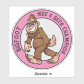 Bigfoot | Sasquatch (Bewerkbaar) Sticker (Vel)