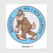Bigfoot | Sasquatch (bewerkbaar) Sticker (Vel)