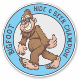 Bigfoot | Sasquatch (bewerkbaar) Sticker