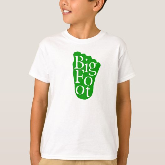 Bigfoot! Sasquatch Big Foot Yeti (GROEN) T-shirt (Voorkant)