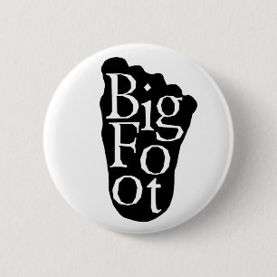 Bigfoot! Sasquatch Big Foot Yeti Ronde Button 5,7 Cm