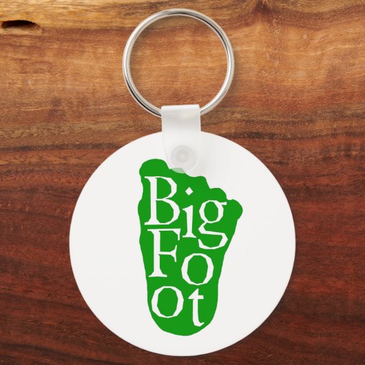 Bigfoot! Sasquatch Big Foot Yeti Sleutelhanger (Voorkant)