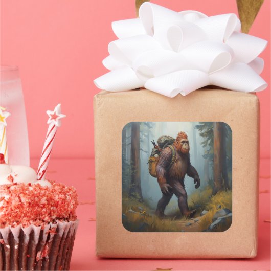 Bigfoot Sasquatch birthday father's day Sticker (Feest)