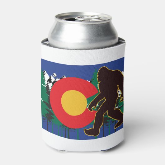 Bigfoot-Sasquatch Blikjeskoeler (Blikje Voorkant)