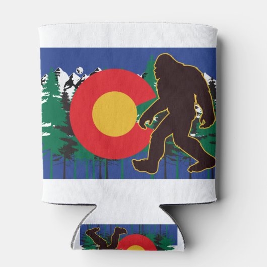 Bigfoot-Sasquatch Blikjeskoeler (Achterkant)