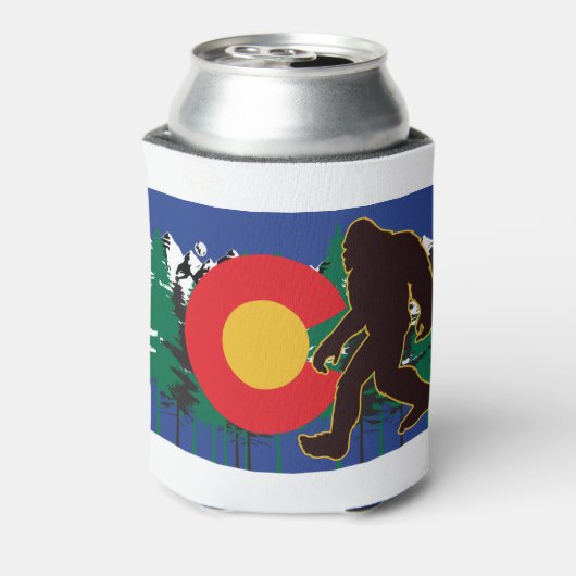 Bigfoot-Sasquatch Blikjeskoeler (Blikje Achterkant)