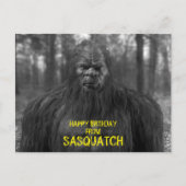 bigfoot, sasquatch, BRIEFKAART (Voorkant)